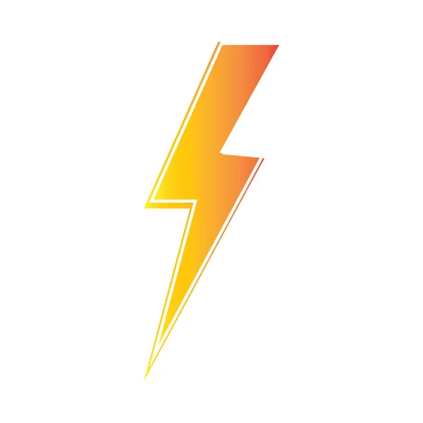 Şimşek şimşeği elektrik logosu tasarım şablonu