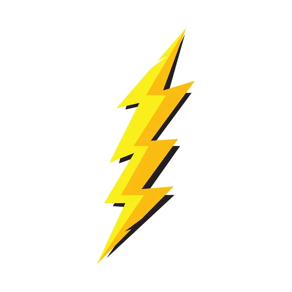 Шаблон Логотипа Электрической Молнии — стоковый вектор