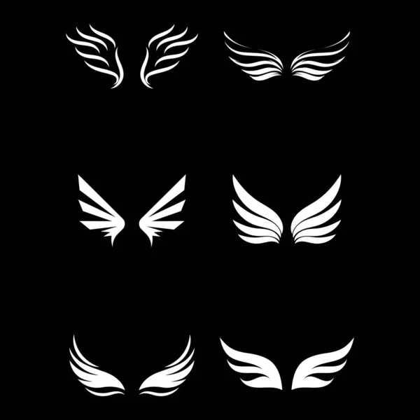 Wings Gold Logo Vector Illustration Template Vector — Stock Vector