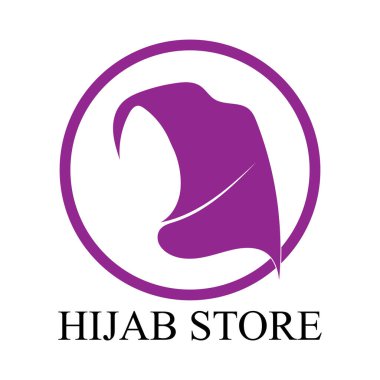 tesettür logo vektör tasarım şablonu