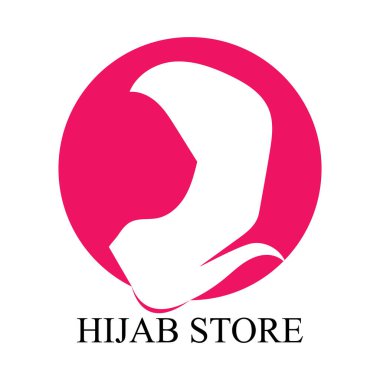 tesettür logo vektör tasarım şablonu