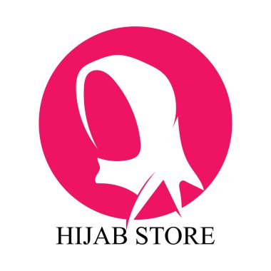 tesettür logo vektör tasarım şablonu