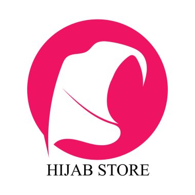 tesettür logo vektör tasarım şablonu