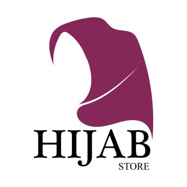 tesettür logo vektör tasarım şablonu