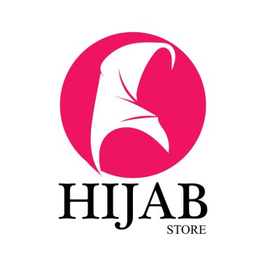 tesettür logo vektör tasarım şablonu