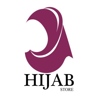 tesettür logo vektör tasarım şablonu