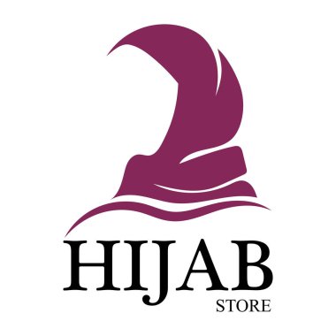 tesettür logo vektör tasarım şablonu