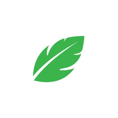 Yeşil yapraklı ekoloji doğa element vektörü