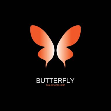 Güzellik Kelebeği Vektör simgesi tasarımı
