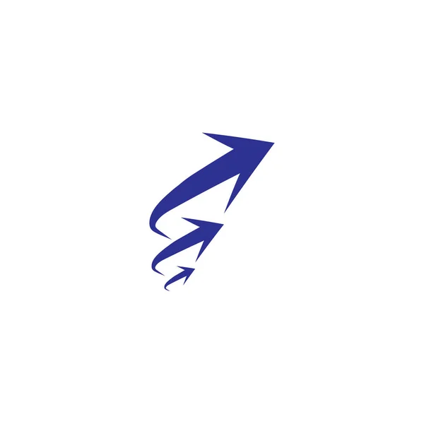Strzałki Wektor Ilustracja Ikona Logo Szablon Projekt — Wektor stockowy