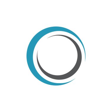 Çember logosu ve sembolleri TEMPLATE Vektörü ILLUSTRASYONU