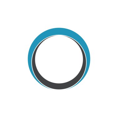 Çember logosu ve sembolleri TEMPLATE Vektörü ILLUSTRASYONU