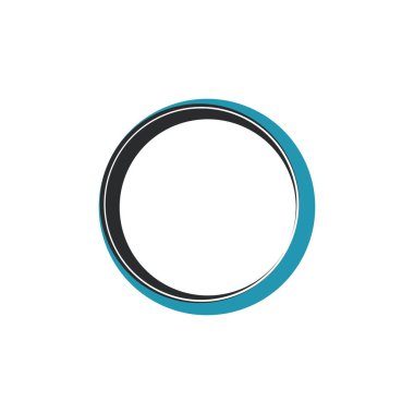 Çember logosu ve sembolleri TEMPLATE Vektörü ILLUSTRASYONU