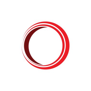 Çember logosu ve sembolleri TEMPLATE Vektörü ILLUSTRASYONU