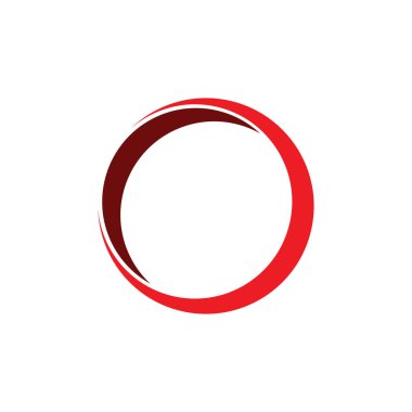 Çember logosu ve sembolleri TEMPLATE Vektörü ILLUSTRASYONU
