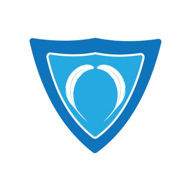 Tüy kalem yazma işareti logo şablonu uygulama simgeleri