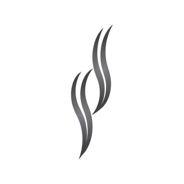 saç logosu ve sembol tasarım vektör şablonu