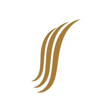 saç logosu ve sembol tasarım vektör şablonu