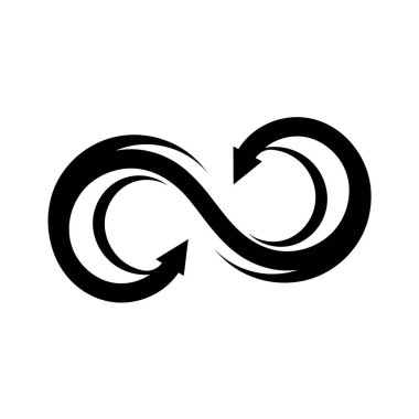 sonsuz logo ve sembol şablon vektörü