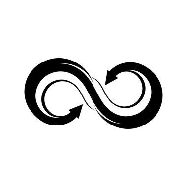 sonsuz logo ve sembol şablon vektörü