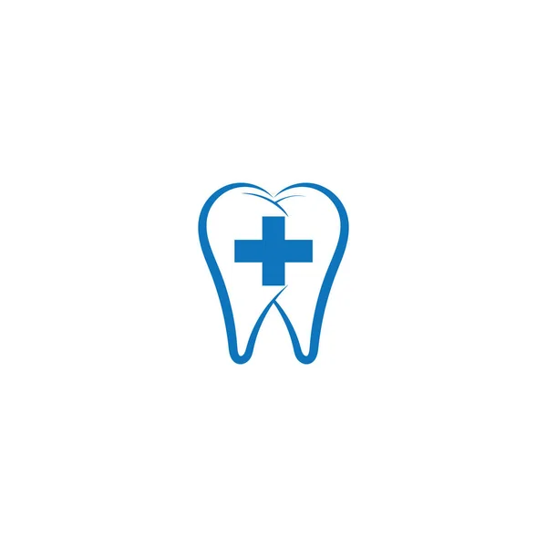 Logotipo Dental Símbolos Modelo Ícones App — Vetor de Stock