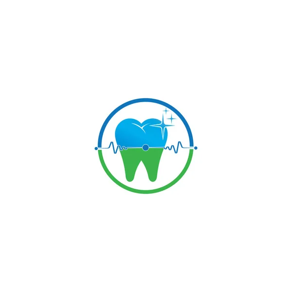 Logotipo Dental Símbolos Modelo Ícones App —  Vetores de Stock