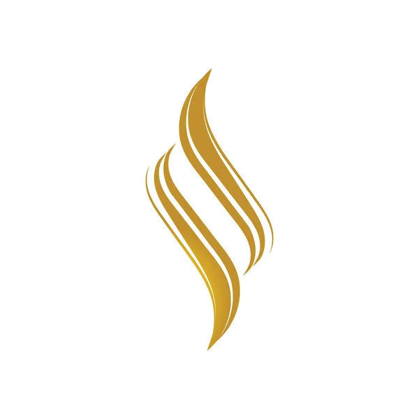 Λογότυπο Μαλλιών Και Πρότυπο Διάνυσμα Σχεδιασμού Συμβόλων — Διανυσματικό Αρχείο