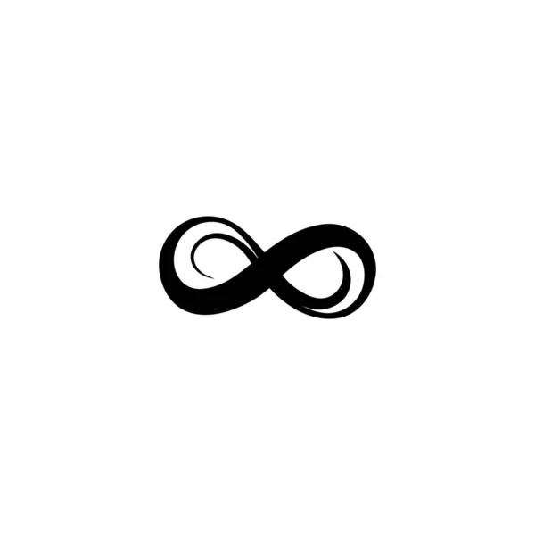 Ikona Wektorowa Infinity Design Ikona Ilustracji Projekt Szablonu Logo — Wektor stockowy