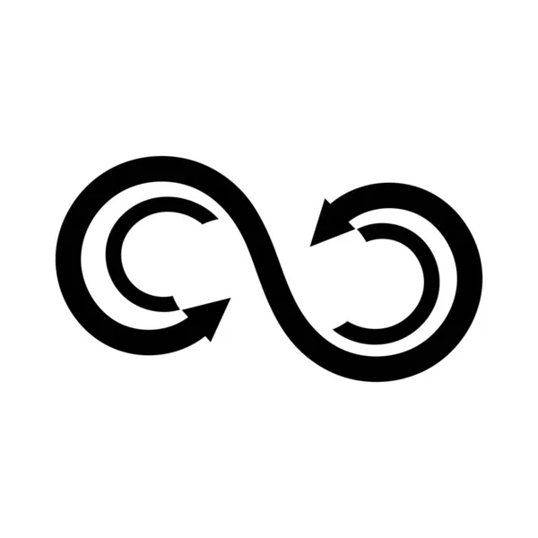 Oändlighet Logotyp Och Symbol Mall Ikoner Vektor — Stock vektor