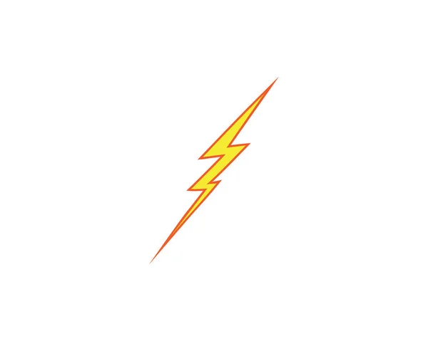 Modèle Conception Logo Électrique Foudre Éclair — Image vectorielle