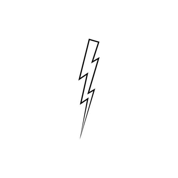 Bliksem Logo Pictogram Symbolen — Stockvector