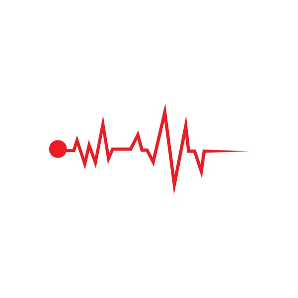 Art Design Health Medical Heartbeat Pulse — Stock Vector