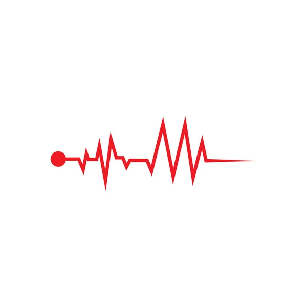 Kunst Ontwerpen Gezondheid Medisch Heartbeat Pulse — Stockvector