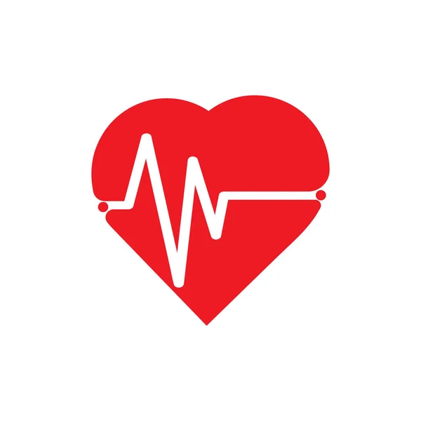 Arte Design Salute Battito Cardiaco Medico — Vettoriale Stock