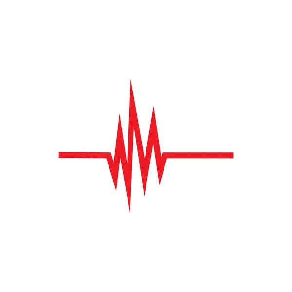 Kunst Ontwerpen Gezondheid Medisch Heartbeat Pulse — Stockvector