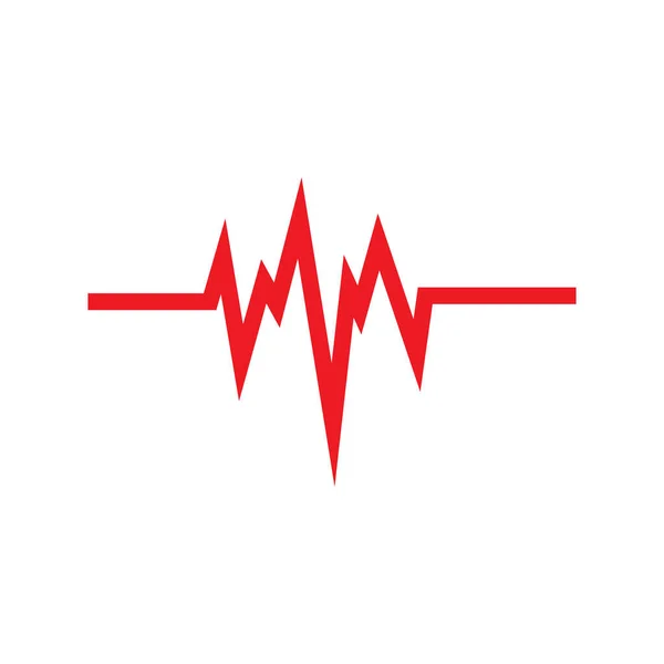 Arte Design Saúde Médico Heartbeat Pulse —  Vetores de Stock