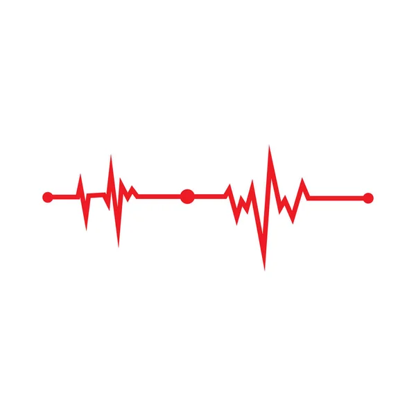 Výtvarný Design Zdraví Lékařský Srdeční Tep — Stockový vektor