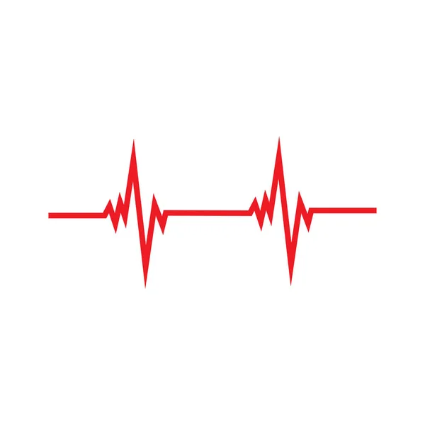 Art Design Heartbeat Medyczny Zdrowia — Wektor stockowy