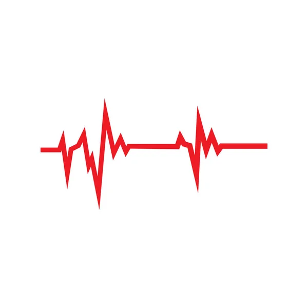 Art Design Heartbeat Medyczny Zdrowia — Wektor stockowy