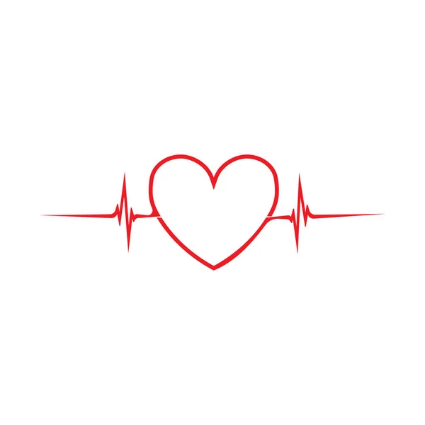 Art Design Gesundheit Medizin Herzbeat Pulse — Stockvektor