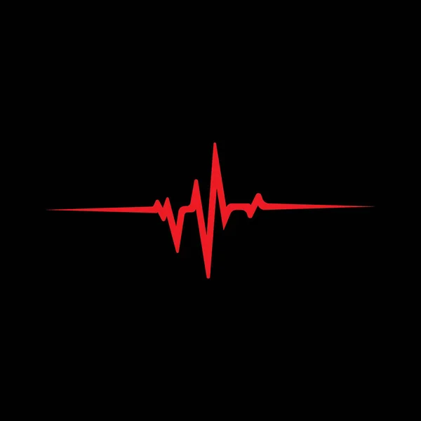 Kunst Ontwerpen Gezondheid Medisch Heartbeat Pulse — Stockvector