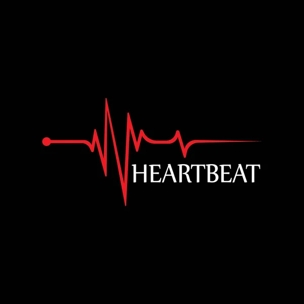 Art Design Health Medical Heartbeat Pulse — Stock Vector