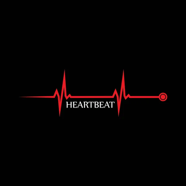 Sanat Design Hastanesi Tıbbi Kalp Atışı Pulse — Stok Vektör