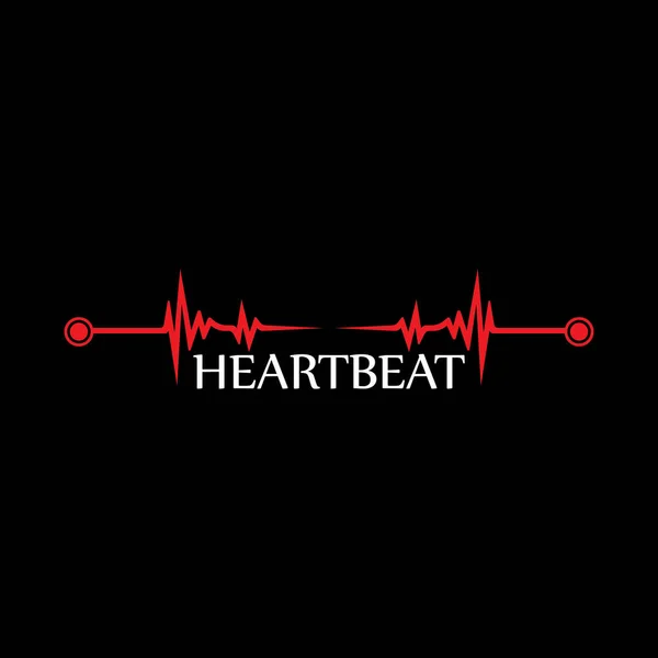 Art Design Health Medical Heartbeat Pulse — Stock Vector