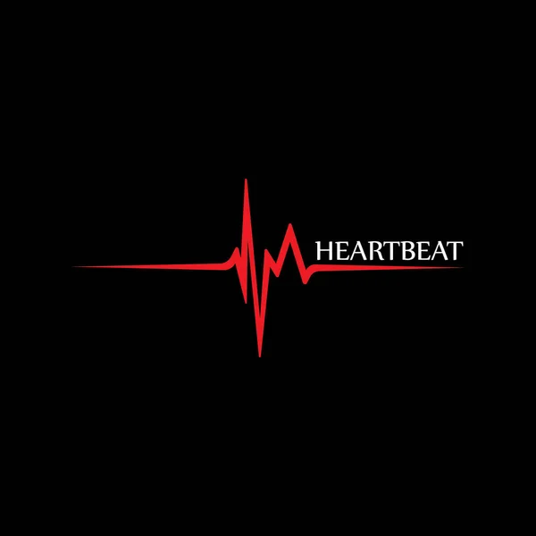 Art Design Gesundheit Medizin Herzbeat Pulse — Stockvektor