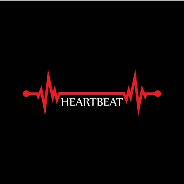 Art Design Health Medical Heartbeat Pulse — Stock Vector