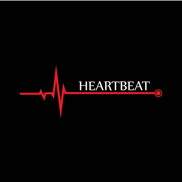 Art Design Health Medical Heartbeat Pulse — Stock Vector