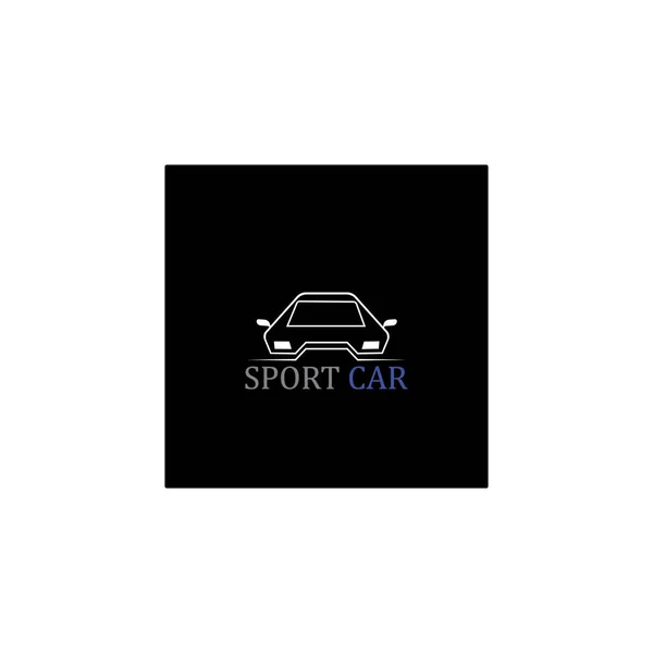 Sport Logo Sagoma Auto Icone Modello Vettoriale App — Vettoriale Stock