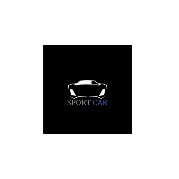 Sport Coche Silueta Logo Vector Plantilla Iconos Aplicación — Vector de stock