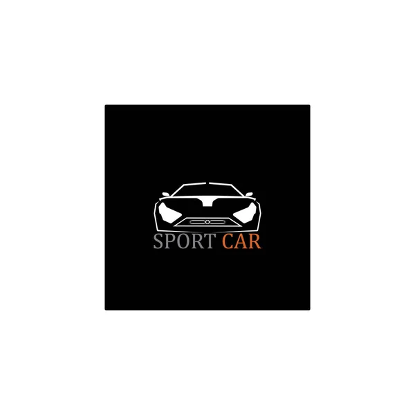 Sport Auto Silhouette Logo Vektor Vorlage Symbole App — Stockvektor